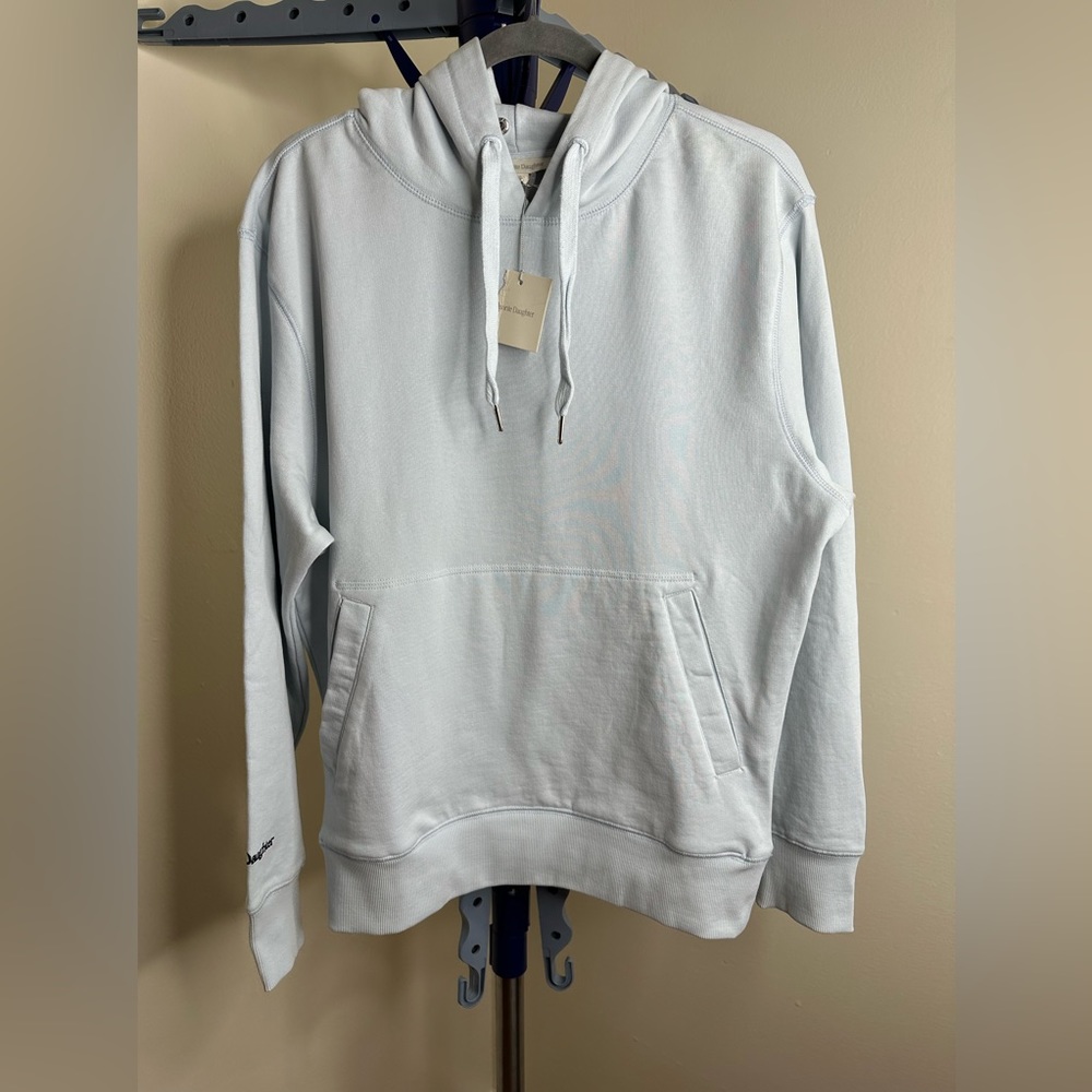 NWT FAVORITE DAUGHTER DOUBLE NECK COVER HOODIE,